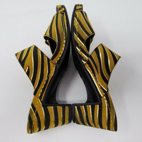 HELLE COMFORT DANYA TORMES TIGER SANDALS MULES 38 - Picture 8 of 10